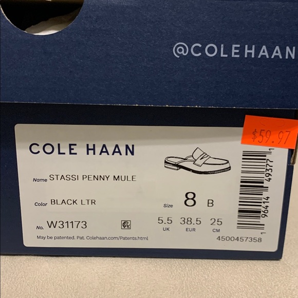 Cole Haan Black Slip-On Loafers - Picture 9 of 10